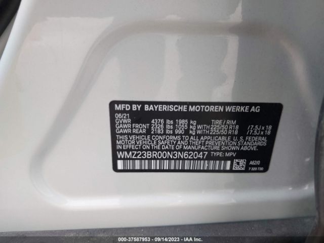 WMZ23BR00N3N62047 Mini Countryman Cooper