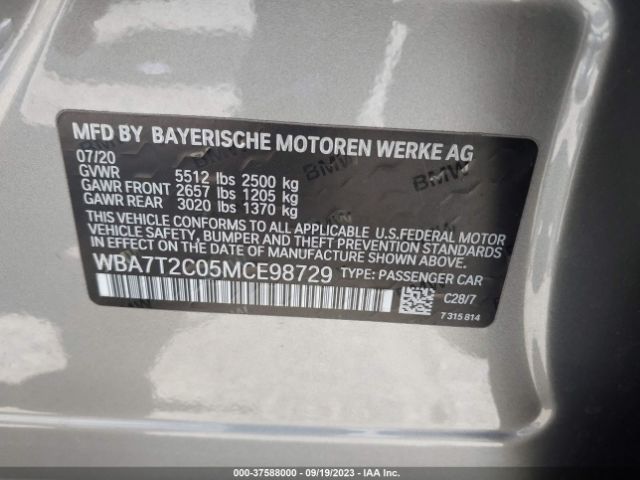 WBA7T2C05MCE98729 BMW 7 Series 740i