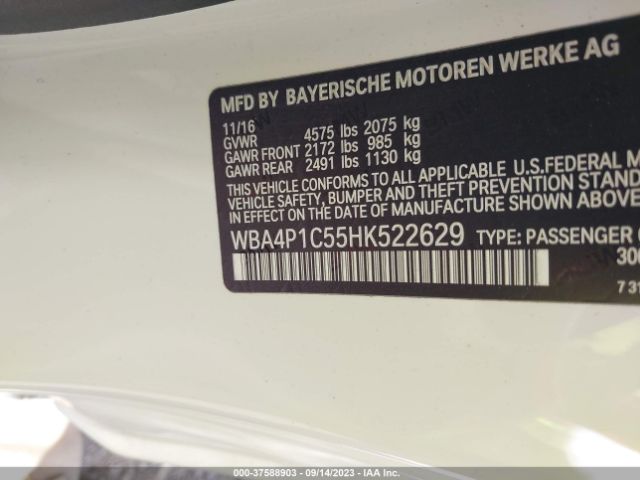 WBA4P1C55HK522629 BMW 4 Series 440i