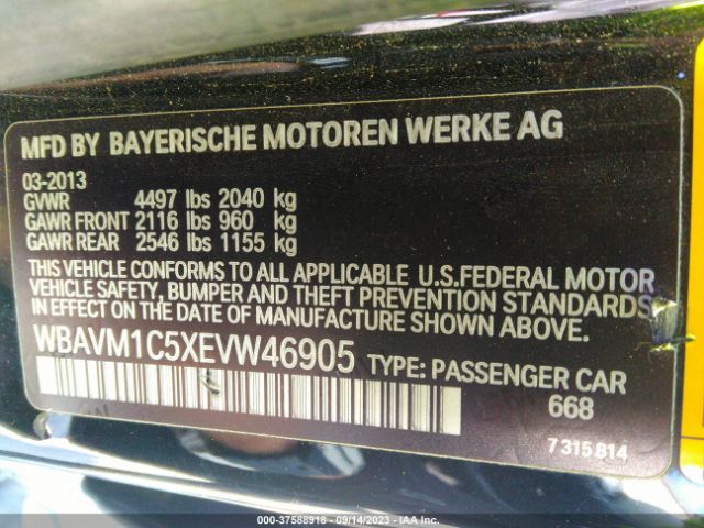 WBAVM1C5XEVW46905 BMW X1 Sdrive28i
