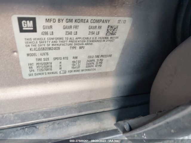 KL4CJDSB2EB624839 Buick Encore Premium