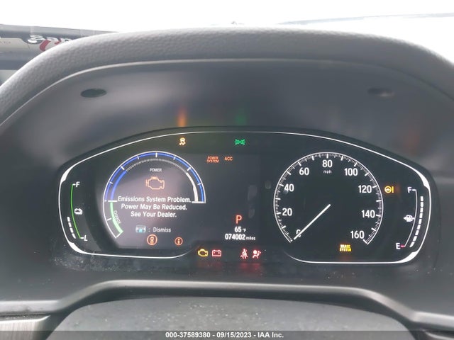2019 HONDA ACCORD HYBRID VIN: 1HGCV3F15KA003927