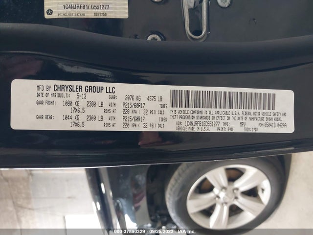 Jeep Patriot Latitude 2014 1C4NJRFB1ED551277 Image 9