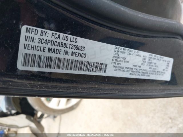 3C4PDCAB8LT269083 Dodge Journey Se Value