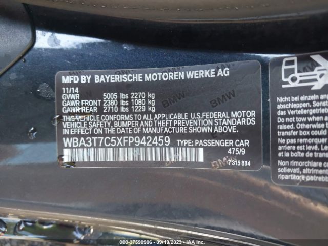 WBA3T7C5XFP942459 BMW 4 Series 435i Xdrive