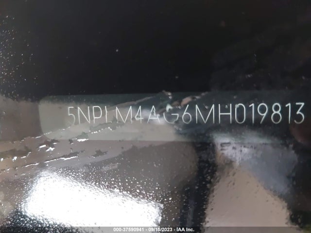 2021 HYUNDAI ELANTRA SEL VIN: 5NPLM4AG6MH019813