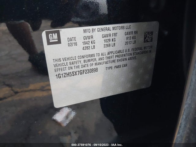 Chevrolet Malibu Premier 2016 1G1ZH5SX7GF230898 Image 9