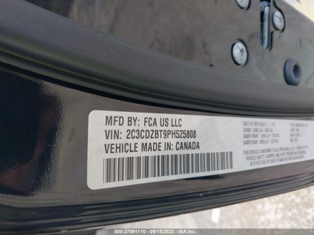 2C3CDZBT9PH525808 Dodge Challenger R/t