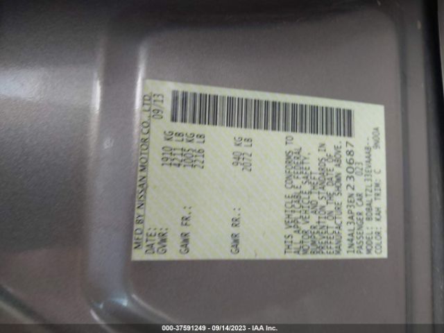 1N4AL3AP3EN230687 Nissan Altima 2.5 Sv