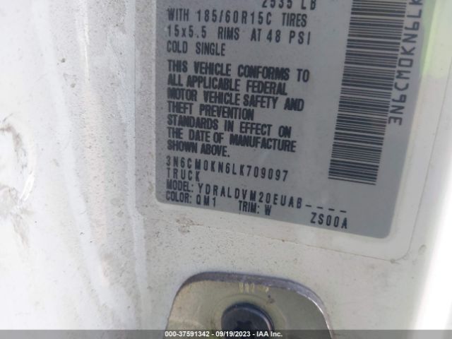 3N6CM0KN6LK709097 Nissan Nv200 Compact Cargo S Xtronic Cvt
