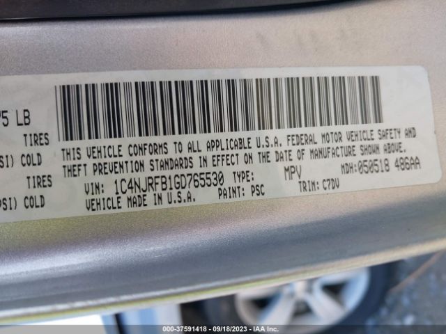 1C4NJRFB1GD765530 Jeep Patriot Latitude