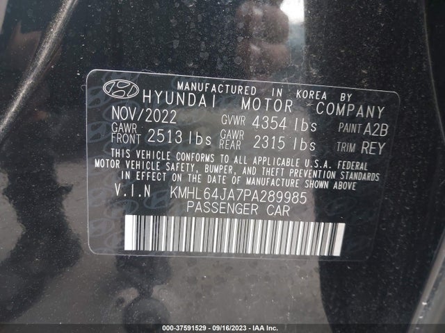 Hyundai SONATA SEL 2023 KMHL64JA7PA289985 Image 15