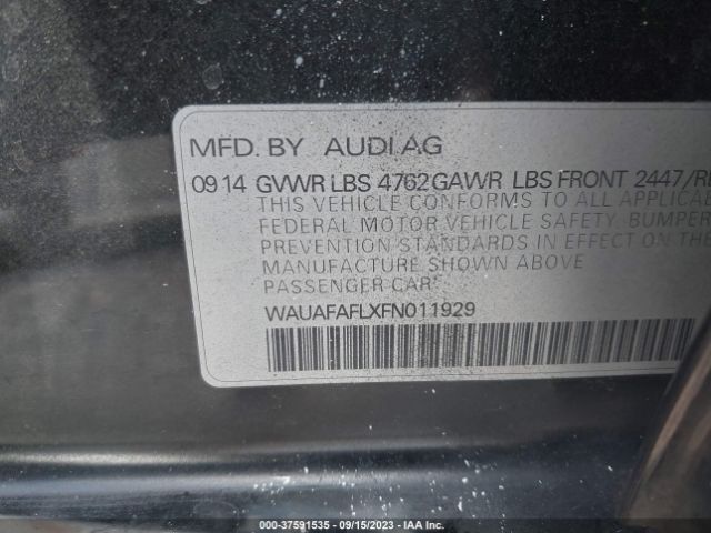 WAUAFAFLXFN011929 Audi A4 PREMIUM