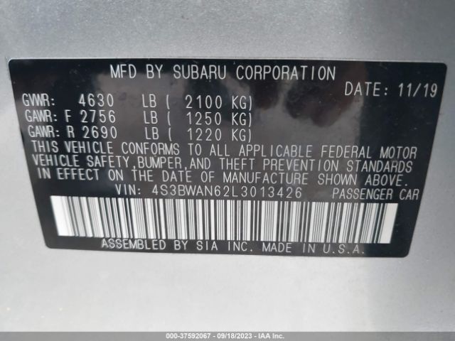 4S3BWAN62L3013426 Subaru Legacy Limited