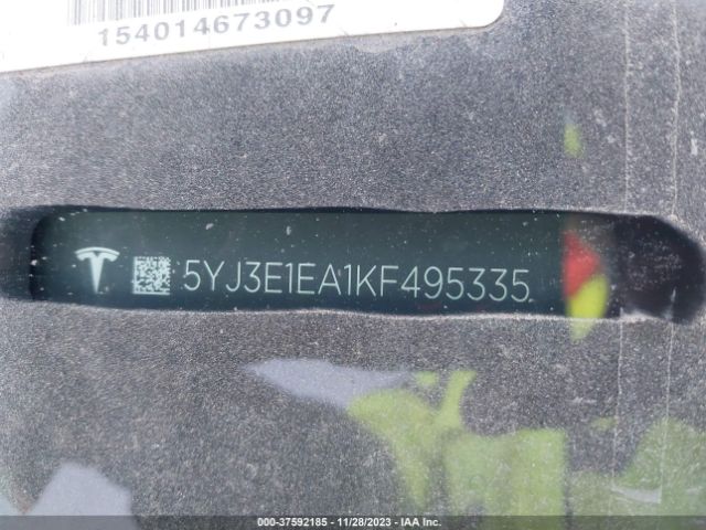 5YJ3E1EA1KF495335 Tesla Model 3 Range