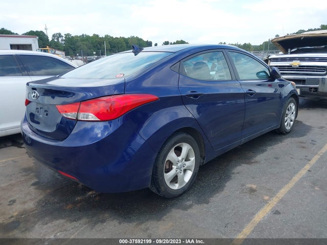 2012 HYUNDAI ELANTRA GLS VIN: 5NPDH4AE5CH124543