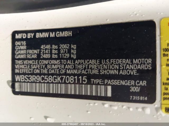 WBS3R9C58GK708115 BMW M4