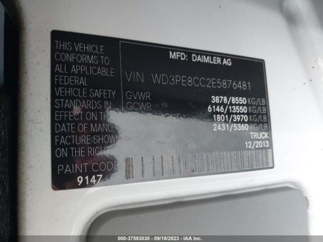 WD3PE8CC2E5876481 Mercedes-Benz SPRINTER CARGO VANS