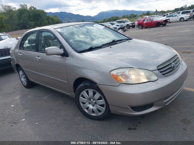 2003 TOYOTA COROLLA CE/S/LE VIN: 2T1BR38E83C120459