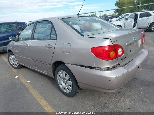 2003 TOYOTA COROLLA CE/S/LE VIN: 2T1BR38E83C120459