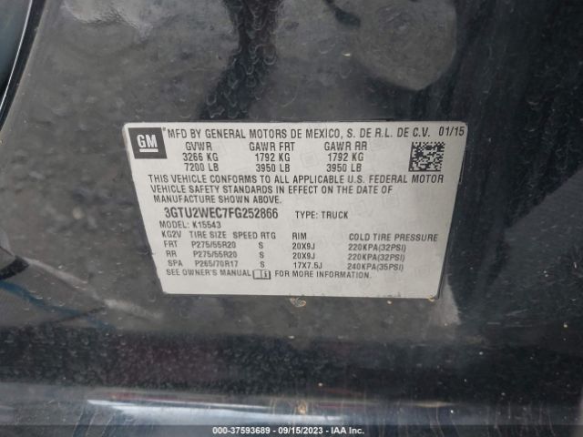 3GTU2WEC7FG252866 GMC Sierra 1500 Denali