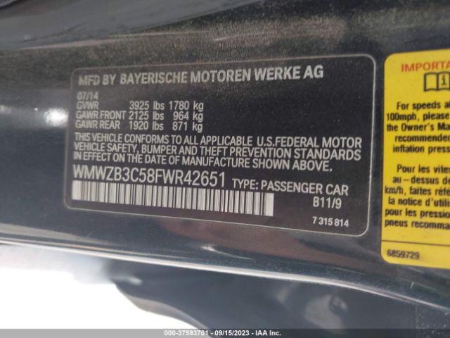 WMWZB3C58FWR42651 Mini COOPER COUNTRYMAN