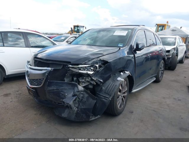 5FRYD3H49FB009529 Acura Mdx Tech Pkg