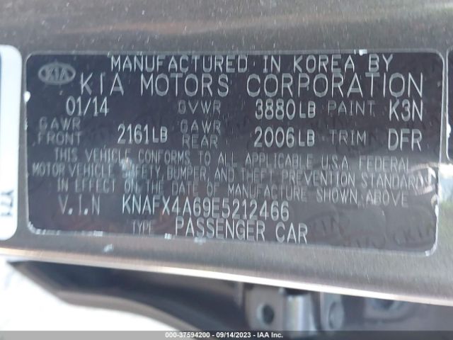 KNAFX4A69E5212466 KIA FORTE LX