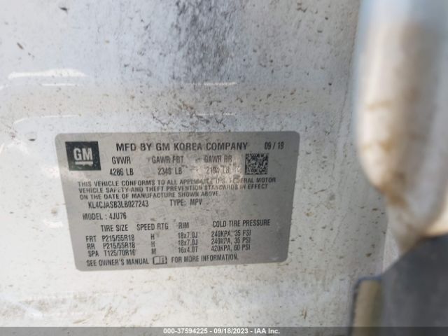 KL4CJASB3LB027243 Buick Encore Preferred