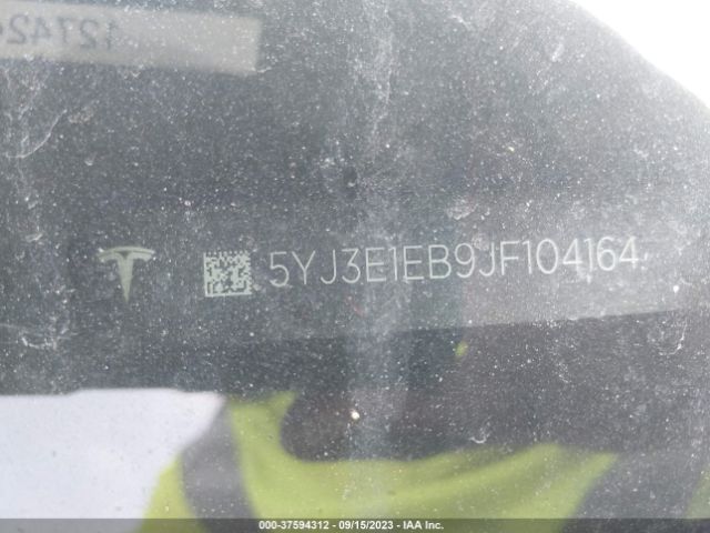 5YJ3E1EB9JF104164 Tesla Model 3 Long Range