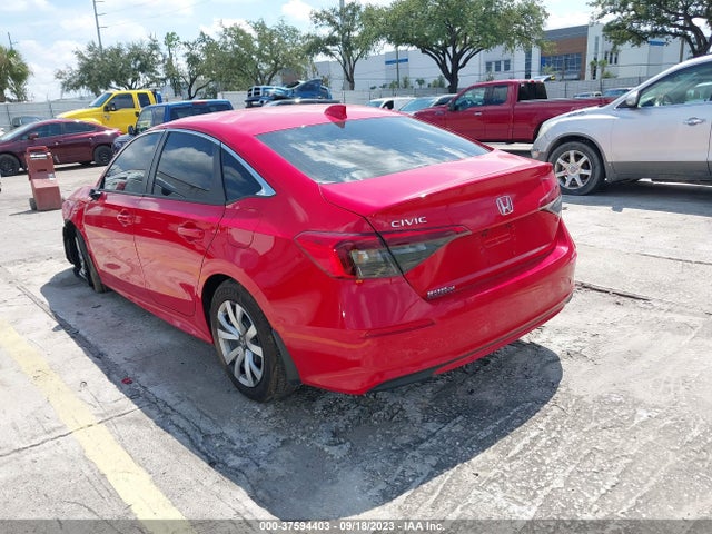 2022 HONDA CIVIC LX VIN: 2HGFE2F23NH583488