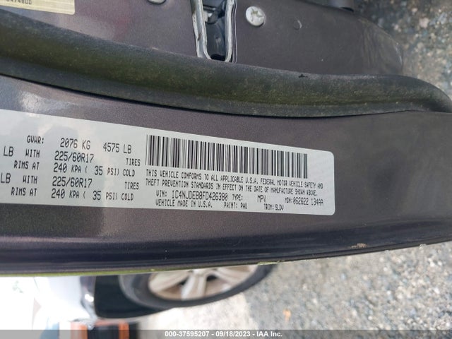 1C4NJDEB8FD426380 Jeep Compass High Altitude Edition