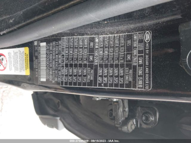 SALVP2RX6KH346595 Land Rover Range Rover Evoque Se