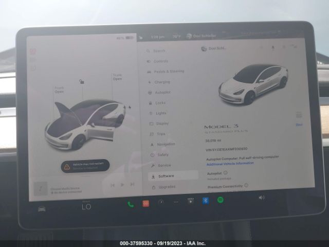 5YJ3E1EAXMF030930 Tesla Model 3 Standard Range Plus