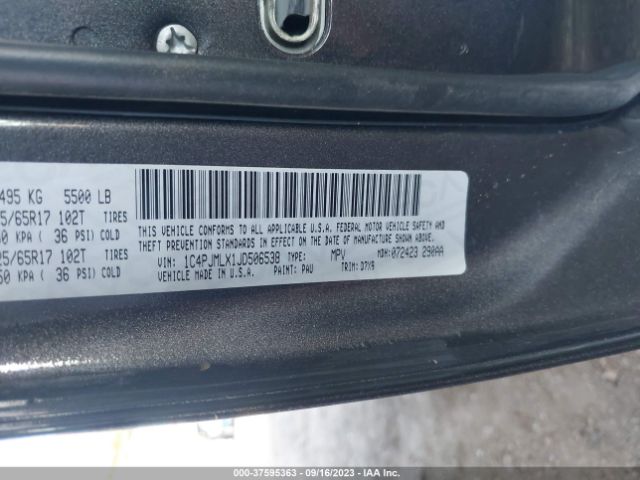 1C4PJMLX1JD506538 Jeep Cherokee Latitude Plus