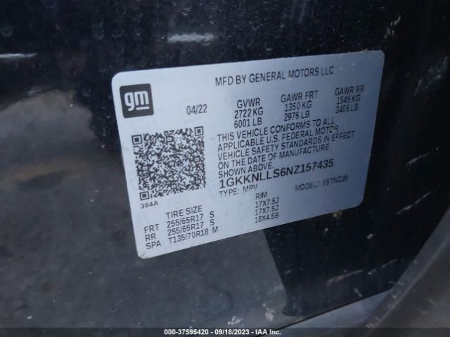 1GKKNLLS6NZ157435 GMC Acadia At4