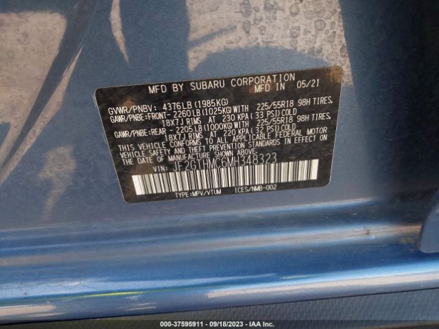 JF2GTHMC6MH348323 Subaru Crosstrek Limited