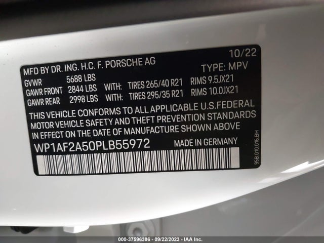 2023 PORSCHE MACAN WP1AF2A50PLB55972 Photo 8