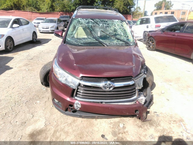 2015 TOYOTA HIGHLANDER XLE V6 VIN: 5TDJKRFH4FS081235