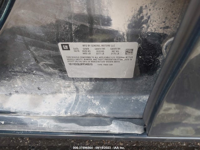 Chevrolet MALIBU LT 2015 1G11C5SL9FF340519 Image 9