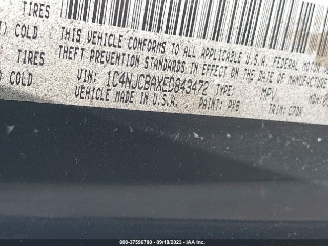 1C4NJCBAXED843472 Jeep Compass Sport