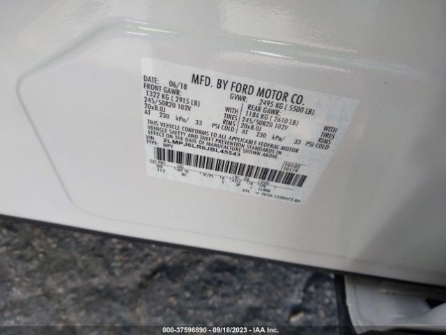 2LMPJ6LR6JBL45543 Lincoln Mkx Reserve