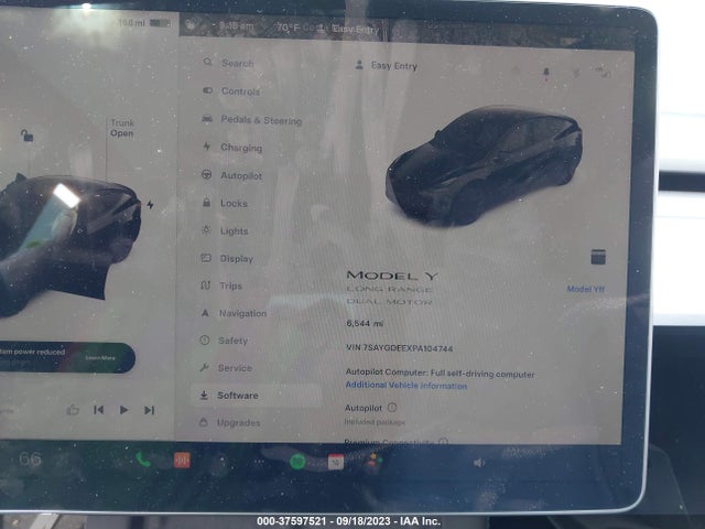 Tesla Model Y Long Range 2023 7SAYGDEEXPA104744 Image 14
