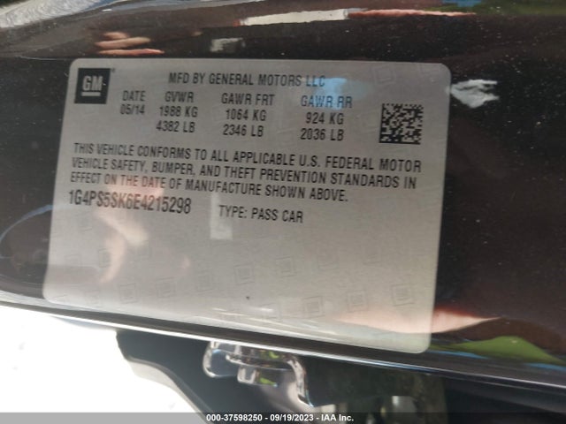 1G4PS5SK6E4215298 Buick Verano Leather Group