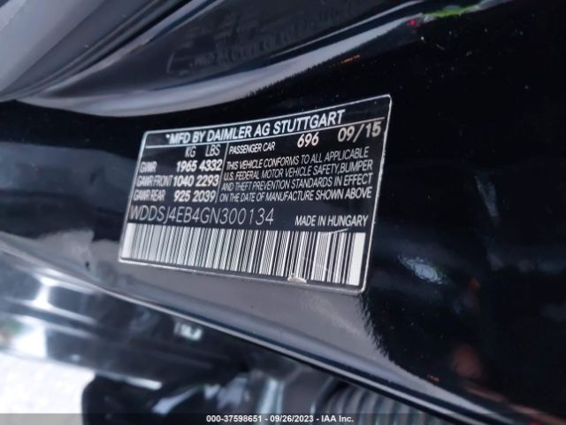 WDDSJ4EB4GN300134 Mercedes-Benz Cla Cla 250