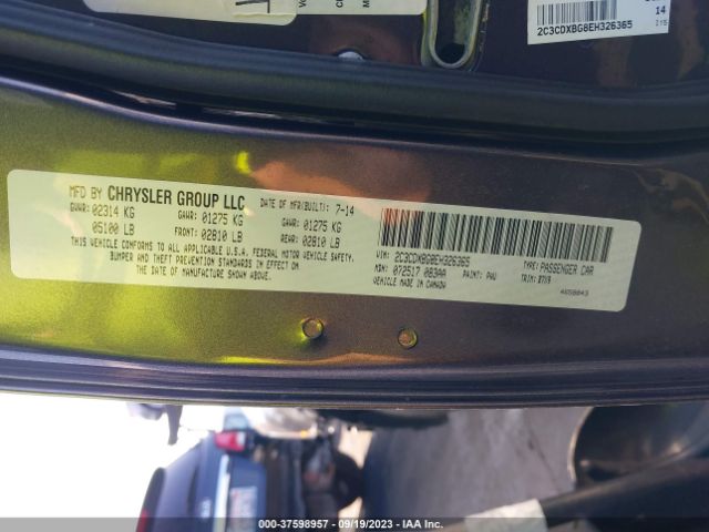 2C3CDXBG8EH326365 Dodge Charger Se