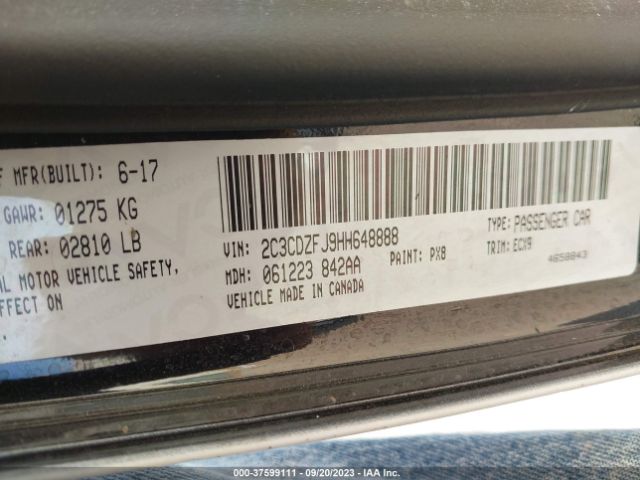 2C3CDZFJ9HH648888 Dodge Challenger R/t Scat Pack