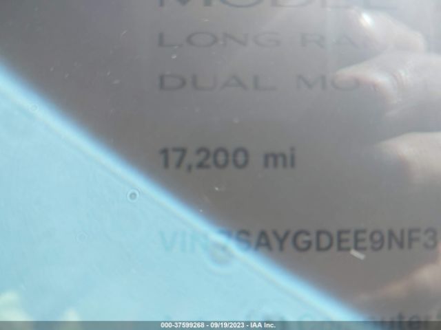 7SAYGDEE9NF353990 Tesla Model Y Long Range