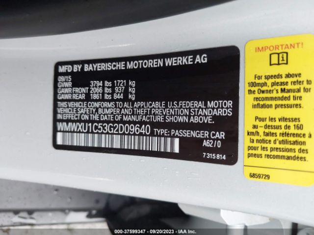 WMWXU1C53G2D09640 Mini COOPER HARDTOP 4 DOOR