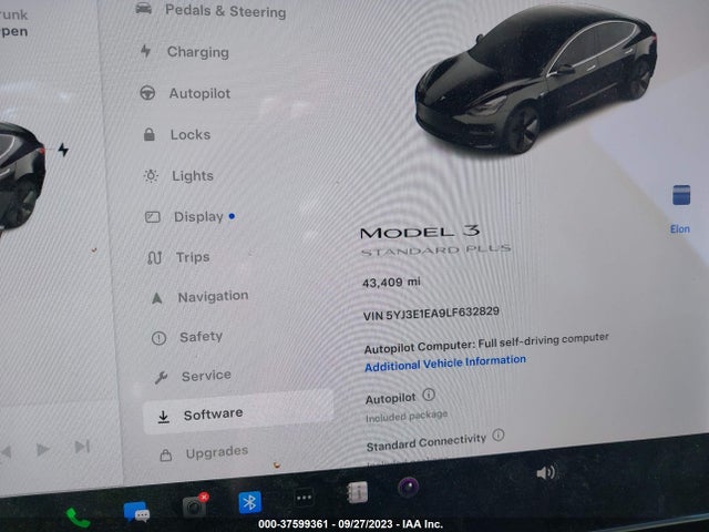 2020 Tesla 3, VIN: 5YJ3E1EA9LF632829